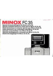 Minox 35 EL manual. Camera Instructions.